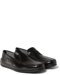 schwarze Leder Slipper von Tod's