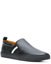 schwarze Leder Slipper von Bally