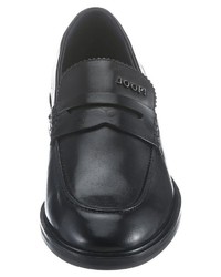 schwarze Leder Slipper von JOOP!