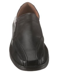 schwarze Leder Slipper von Josef Seibel