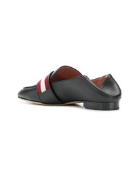 schwarze Leder Slipper von Bally