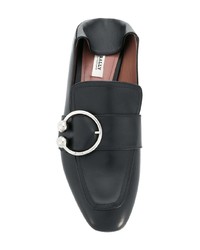 schwarze Leder Slipper von Bally