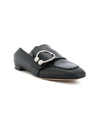 schwarze Leder Slipper von Bally