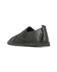 schwarze Leder Slipper von Marsèll