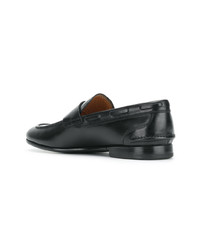 schwarze Leder Slipper von Premiata