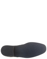 schwarze Leder Slipper von PETROLIO