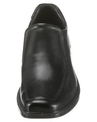 schwarze Leder Slipper von PETROLIO