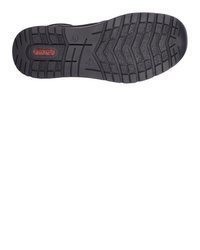 schwarze Leder Slipper von Rieker