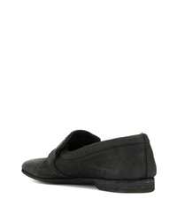 schwarze Leder Slipper von Premiata