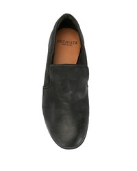 schwarze Leder Slipper von Premiata