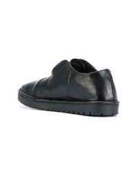 schwarze Leder Slipper von Marsèll