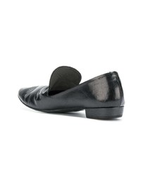 schwarze Leder Slipper von Marsèll