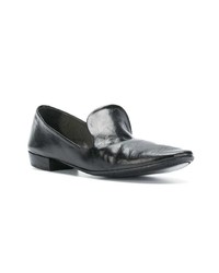 schwarze Leder Slipper von Marsèll