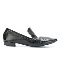 schwarze Leder Slipper von Marsèll