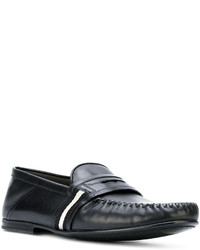 schwarze Leder Slipper von Bally