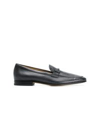 schwarze Leder Slipper von Tod's