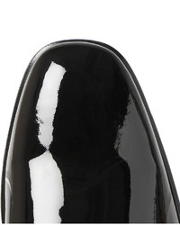 schwarze Leder Slipper von Tom Ford