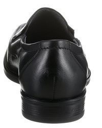 schwarze Leder Slipper von Waldläufer