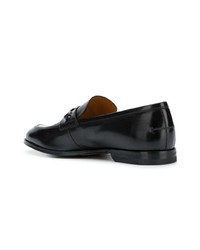 schwarze Leder Slipper von Bally