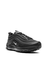 schwarze Leder Sportschuhe von Nike