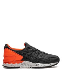 schwarze Leder Sportschuhe von Asics