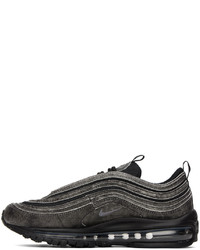 schwarze Leder Sportschuhe von Comme Des Garcons Homme Plus