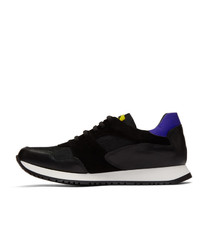 schwarze Leder Sportschuhe von Paul Smith