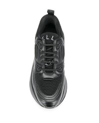 schwarze Leder Sportschuhe von Stella McCartney