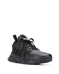 schwarze Leder Sportschuhe von Tom Ford