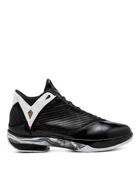 schwarze Leder Sportschuhe von Jordan