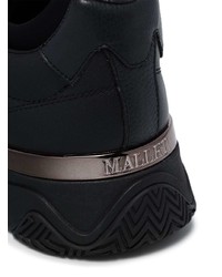 schwarze Leder Sportschuhe von Mallet Footwear