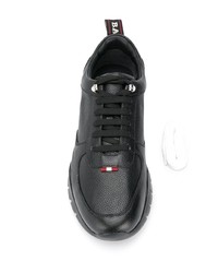 schwarze Leder Sportschuhe von Bally