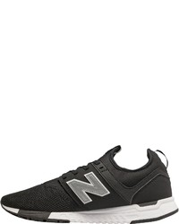 schwarze Leder Sportschuhe von New Balance