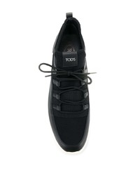 schwarze Leder Sportschuhe von Tod's