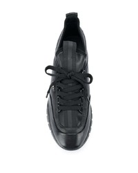 schwarze Leder Sportschuhe von Bally