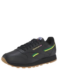 schwarze Leder Sportschuhe von Reebok Classic