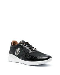 schwarze Leder Sportschuhe von Billionaire