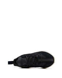 schwarze Leder Sportschuhe von Y-3