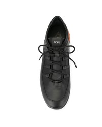 schwarze Leder Sportschuhe von Tod's