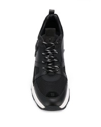 schwarze Leder Sportschuhe von Philipp Plein