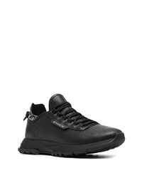 schwarze Leder Sportschuhe von Givenchy