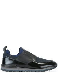 schwarze Leder Sportschuhe von Tod's