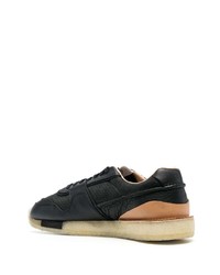 schwarze Leder Sportschuhe von Clarks Originals