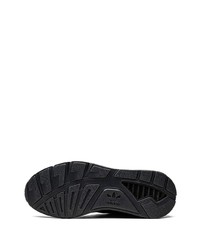 schwarze Leder Sportschuhe von adidas