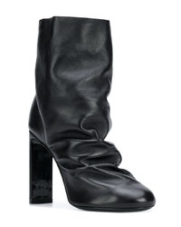 schwarze Leder Stiefeletten von Nicholas Kirkwood