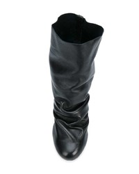 schwarze Leder Stiefeletten von Nicholas Kirkwood