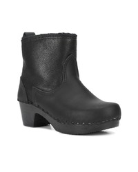 schwarze Leder Stiefeletten von No.6