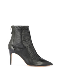 schwarze Leder Stiefeletten von Alexandre Birman