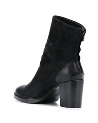 schwarze Leder Stiefeletten von The Last Conspiracy