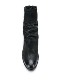 schwarze Leder Stiefeletten von The Last Conspiracy